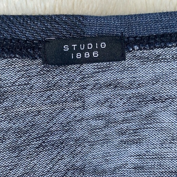 New without tags navy black long knit duster XL - Picture 3 of 6